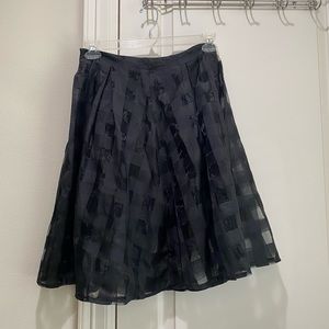 Long black skirt